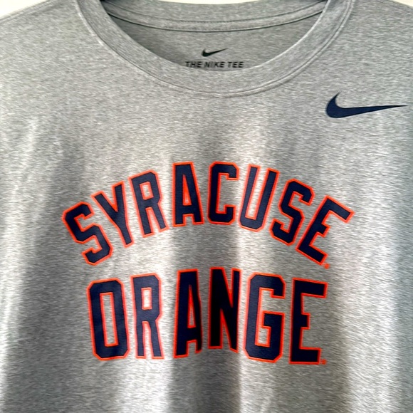 🍊NWOT 🍊Nike “Cuse” Syracuse Orange LS Dri Fit T Athletic Cut Med - Picture 2 of 11